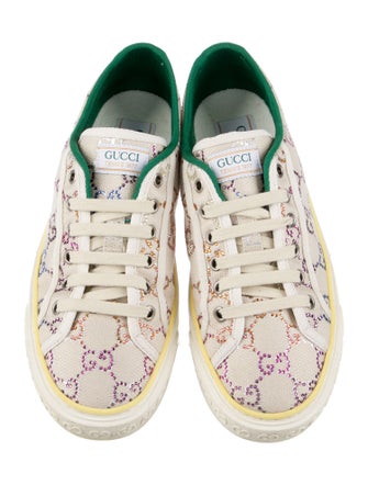 Gucci Canvas Printed Sneakers