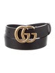 Gucci Double G Logo Leather Belt