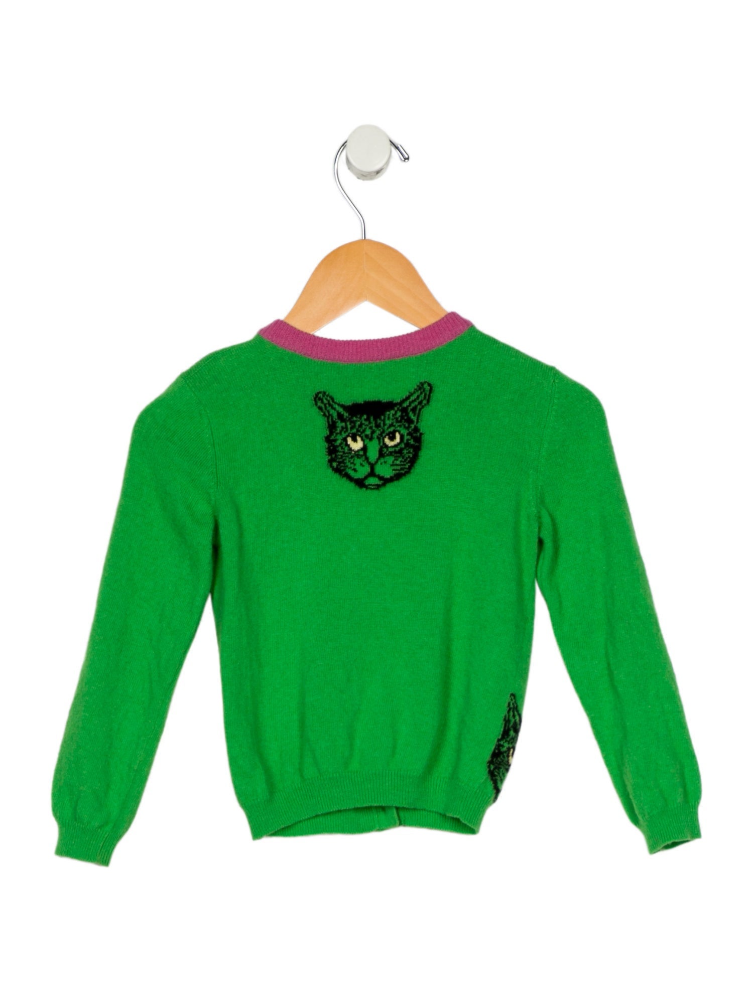 Gucci Toddlers' Graphic Knit Cardigan