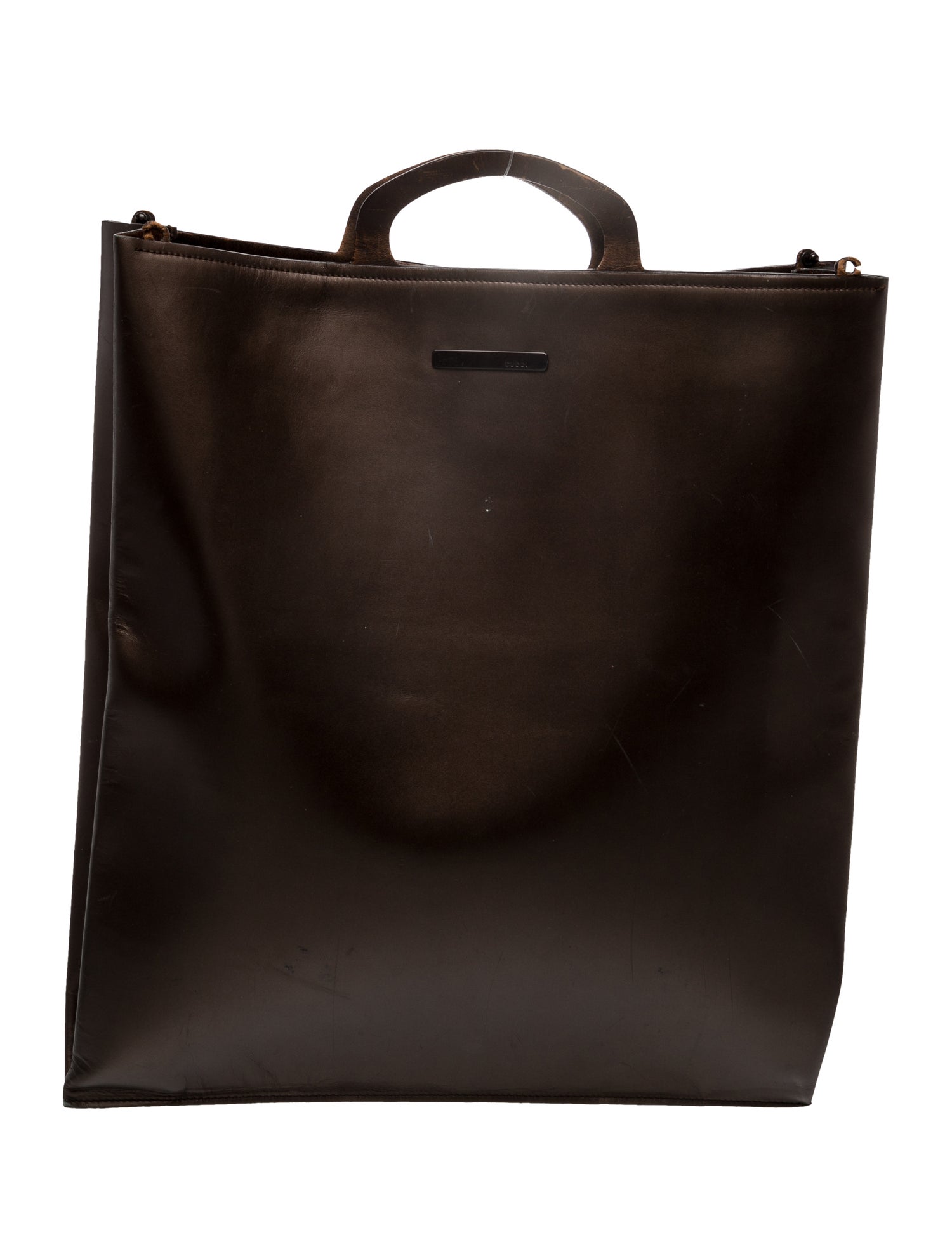 Gucci Leather Top Handle Bag