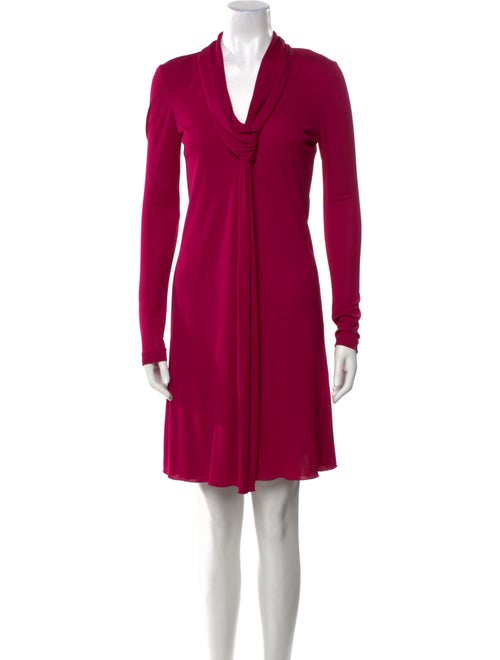 Gucci Cowl Neck Knee-Length Dress