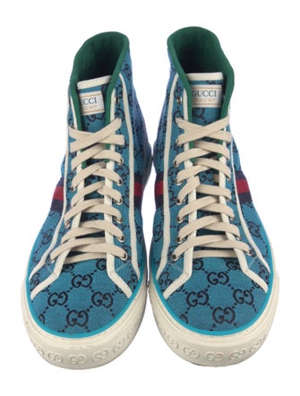 Gucci Sylvie Web Accent Canvas Sneakers