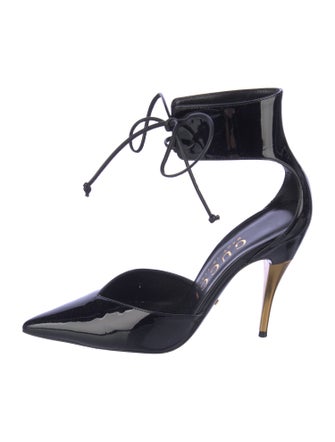 Gucci Patent Leather D'Orsay Pumps