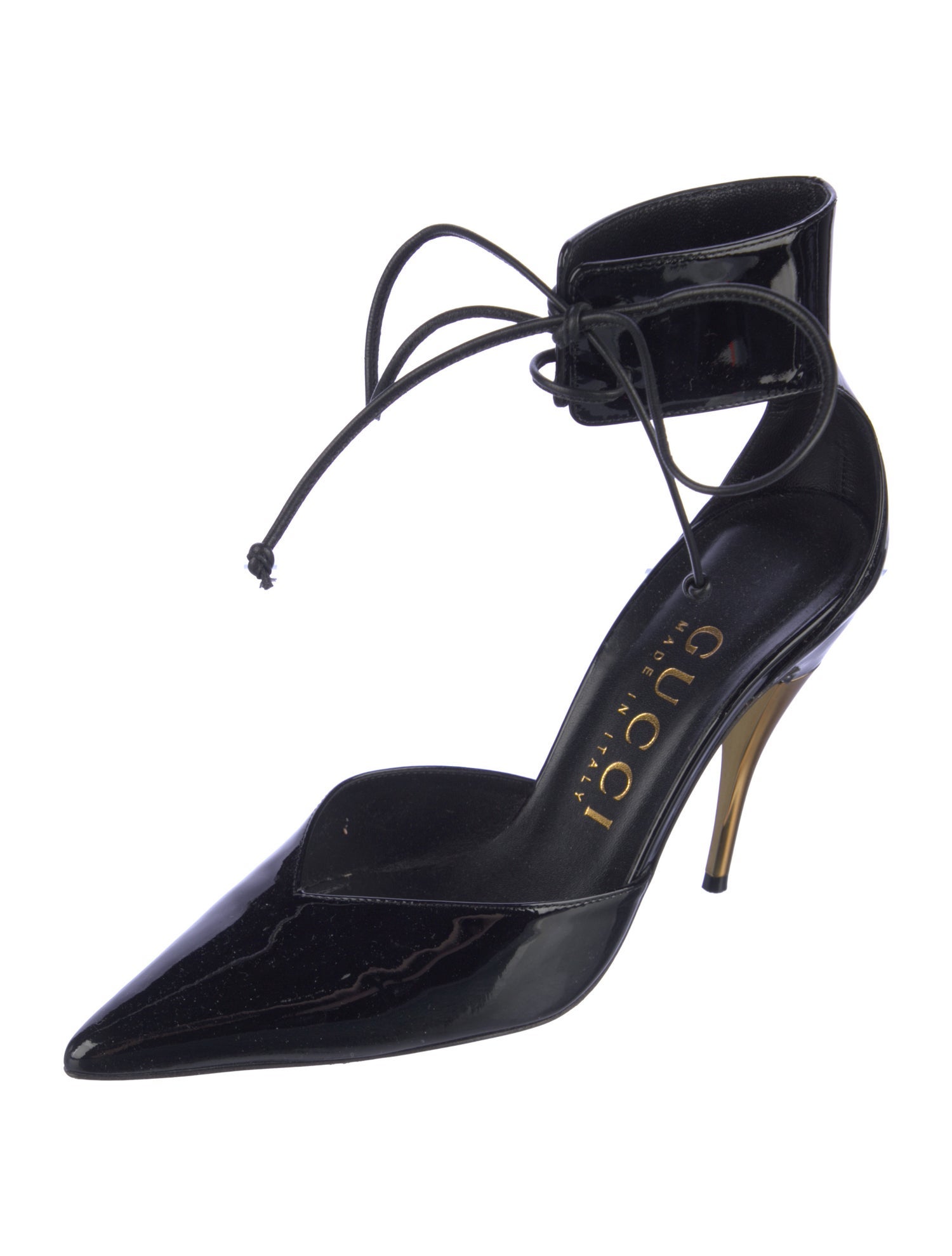 Gucci Patent Leather D'Orsay Pumps