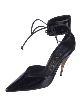 Gucci Patent Leather D'Orsay Pumps