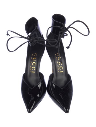Gucci Patent Leather D'Orsay Pumps