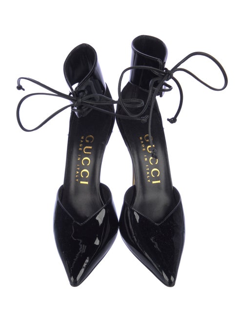 Gucci Patent Leather D'Orsay Pumps