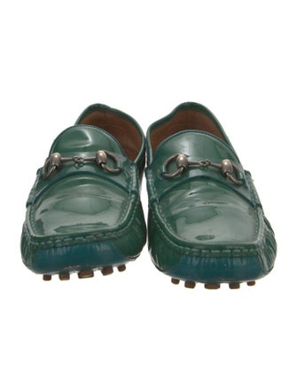 Gucci 1955 Horsebit Accent Patent Leather Loafers