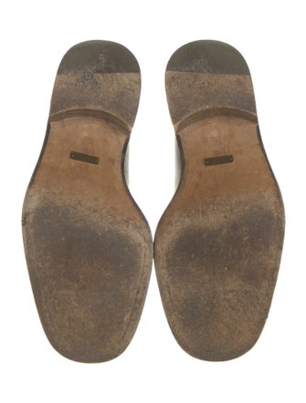 Gucci Horsebit Accent Leather Loafers