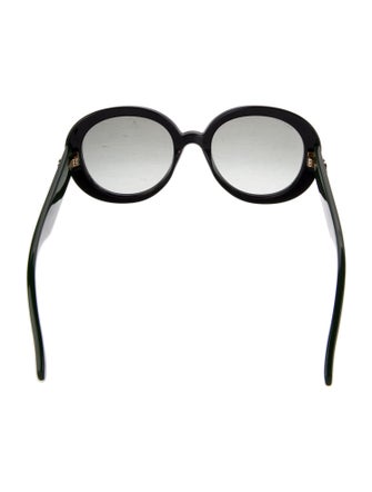 Gucci Web Accent Oversize Sunglasses