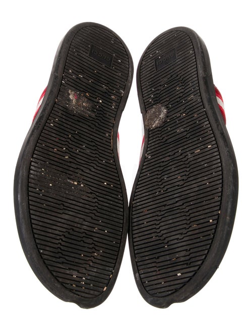 Gucci Striped Flip Flops