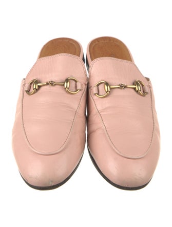 Gucci Horsebit Accent Leather Mules