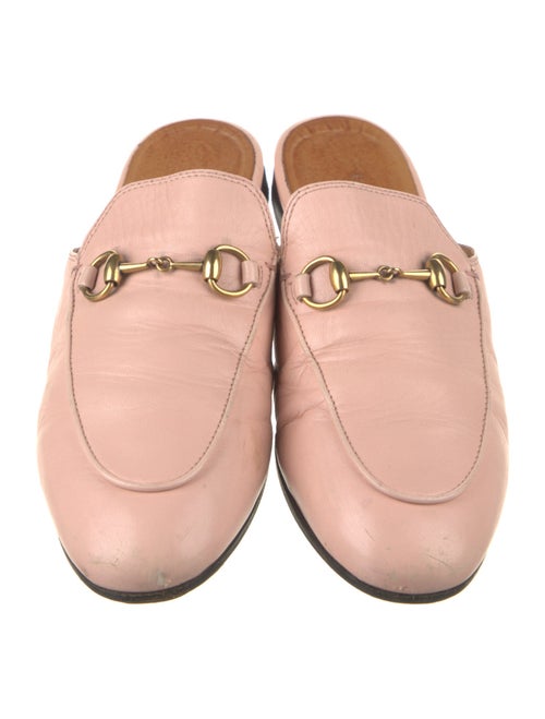 Gucci Horsebit Accent Leather Mules
