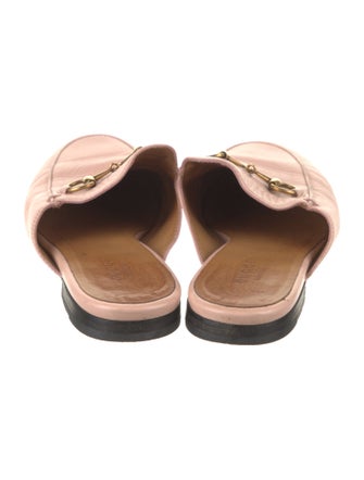 Gucci Horsebit Accent Leather Mules