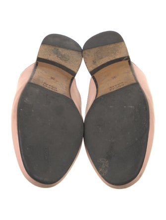 Gucci Horsebit Accent Leather Mules