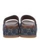 Gucci GG Denim Denim Slides