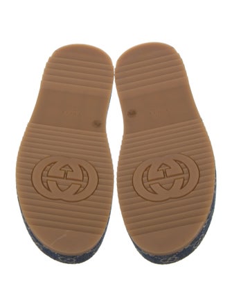 Gucci GG Denim Denim Slides