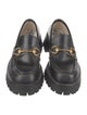Gucci Horsebit Accent Leather Loafers