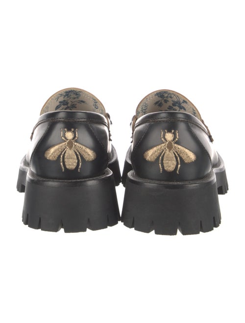Gucci Horsebit Accent Leather Loafers