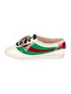 Gucci Double G Logo Patent Leather Sneakers