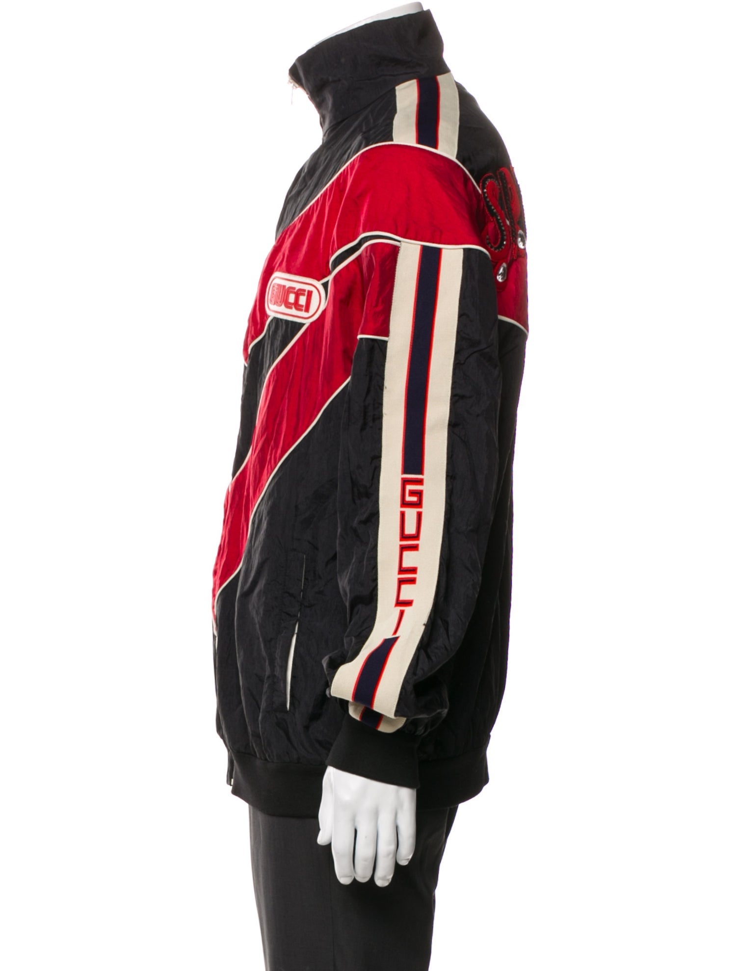 Gucci Sylvie Web Accent Windbreaker