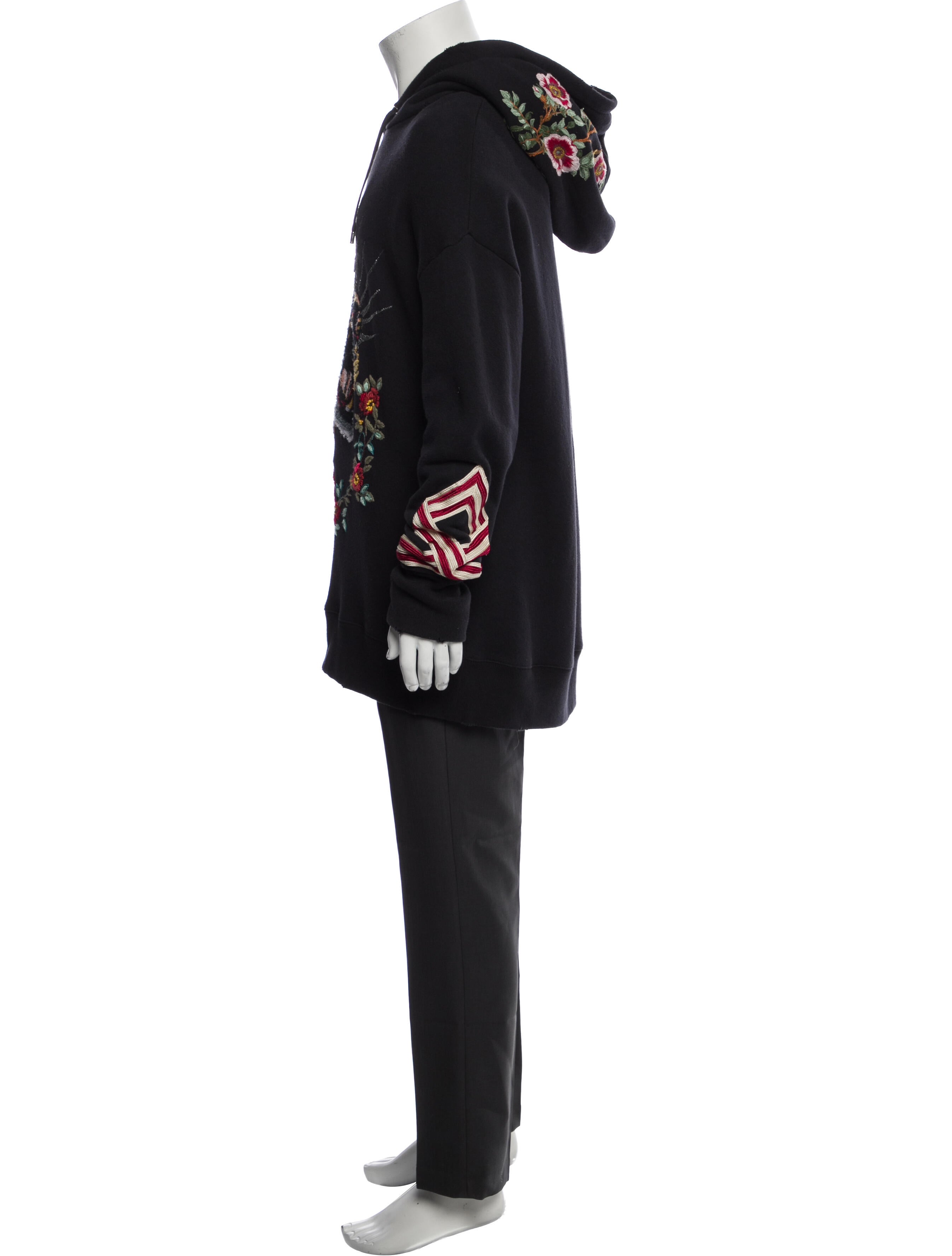 Gucci Graphic Print Crew Neck Hoodie