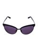 Gucci Web Accent Cat-Eye Sunglasses