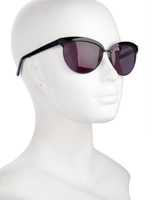 Gucci Web Accent Cat-Eye Sunglasses