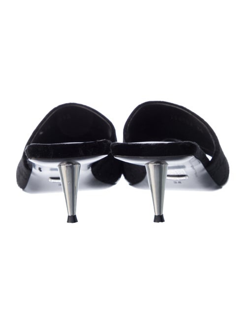 Gucci Velvet Bow Accents Slides