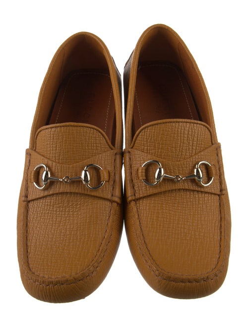 Gucci Horsebit Accent Leather Drivers