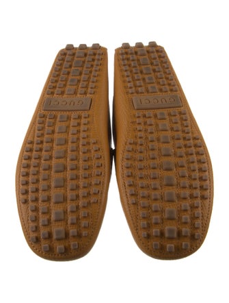 Gucci Horsebit Accent Leather Drivers