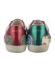 Gucci Flora Print Grosgrain Trim Sneakers