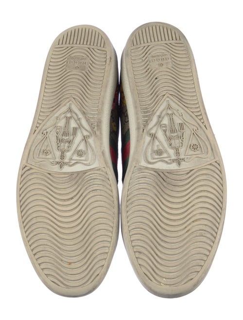 Gucci Flora Print Grosgrain Trim Sneakers