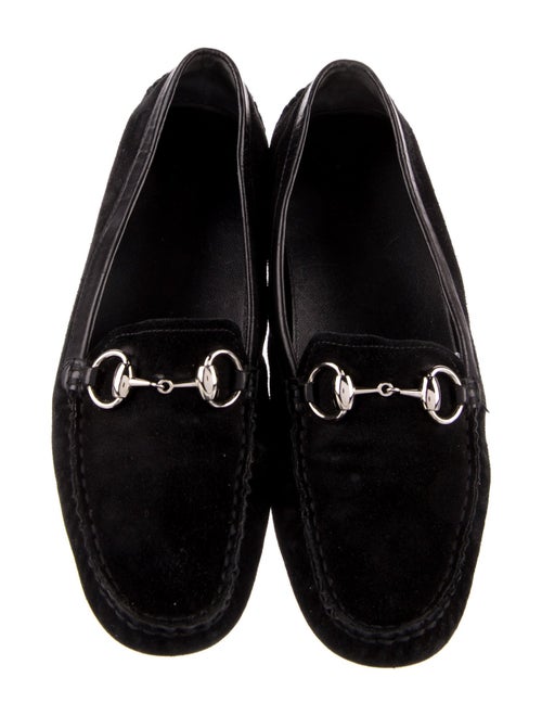 Gucci 1955 Horsebit Accent Suede Loafers