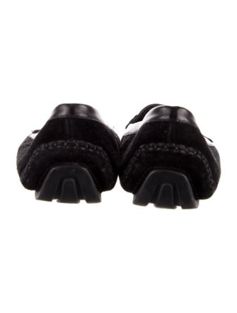 Gucci 1955 Horsebit Accent Suede Loafers