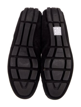 Gucci 1955 Horsebit Accent Suede Loafers