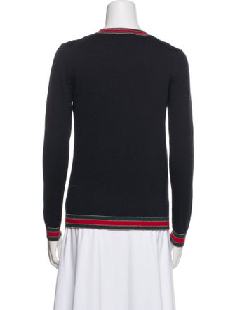 Gucci Wool Colorblock Pattern Sweater