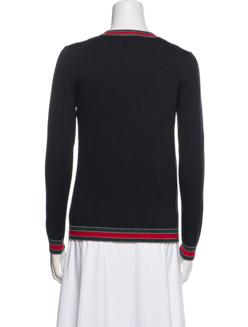 Gucci Wool Colorblock Pattern Sweater