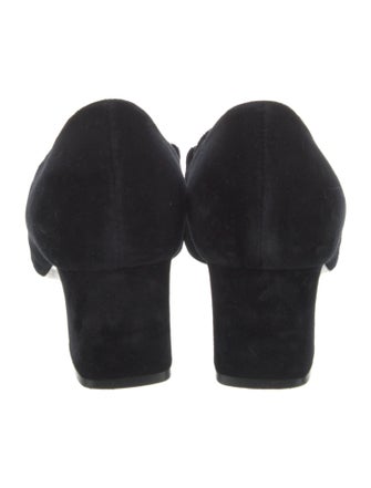 Gucci GG Marmont Victoire Block Heel Pumps Double G Logo Pumps