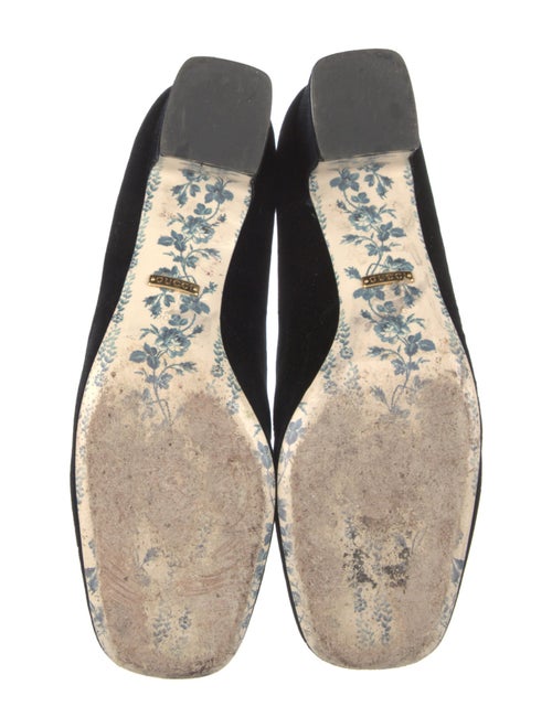 Gucci GG Marmont Victoire Block Heel Pumps Double G Logo Pumps