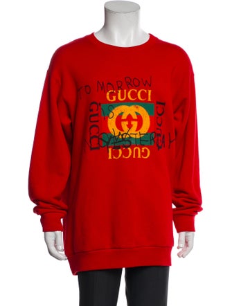 Gucci Web Accent Crew Neck Pullover