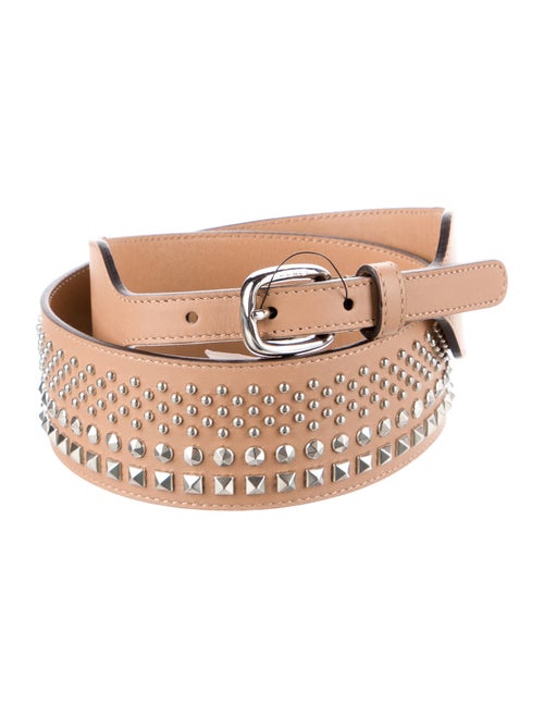 Gucci Leather Studded Accents Belt