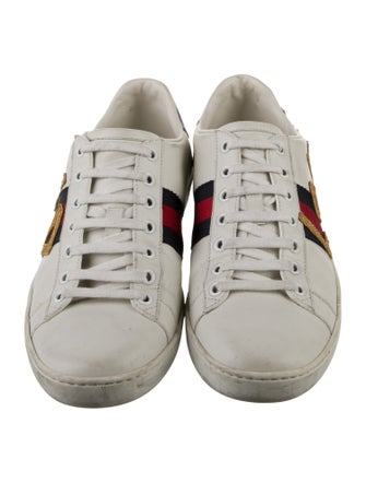 Gucci Sylvie Web Accent Leather Sneakers