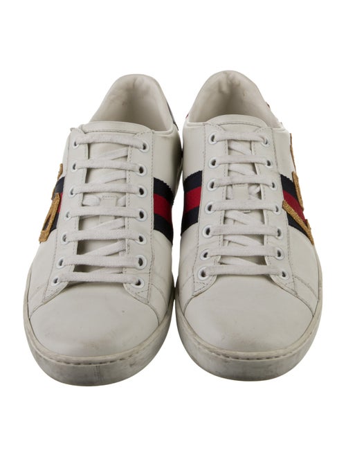 Gucci Sylvie Web Accent Leather Sneakers
