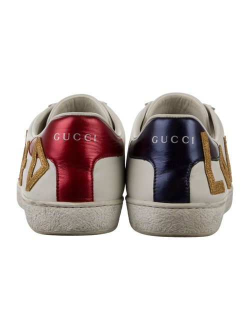 Gucci Sylvie Web Accent Leather Sneakers