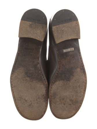 Gucci Horsebit Accent Leather Dress Loafers