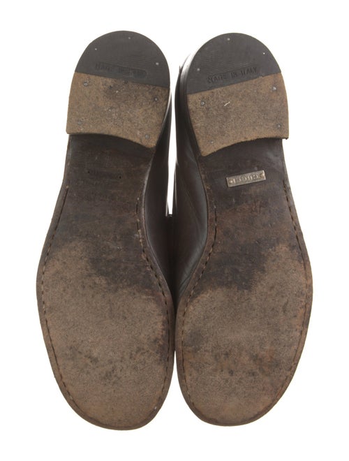 Gucci Horsebit Accent Leather Dress Loafers