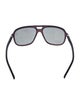 Gucci Web Accent Oversize Sunglasses
