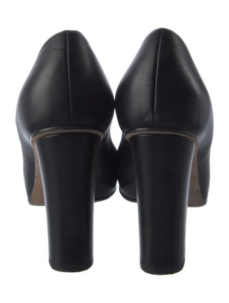 Gucci Horsebit Accent Leather Pumps