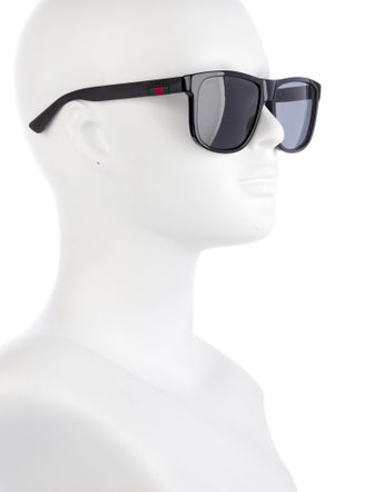 Gucci Web Accent Square Sunglasses
